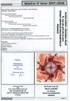 Mail art : Nada Zéro, page 04. Henri Lucas, Prof. Giancarlo Da Lio, projet d'art postal optimiste